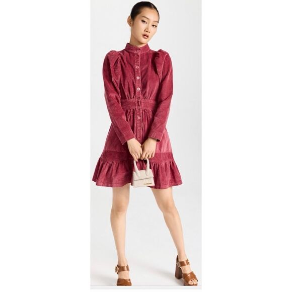 ByTiMo Dresses & Skirts - byTiMo
Corduroy Mini Dress in Berry Size S